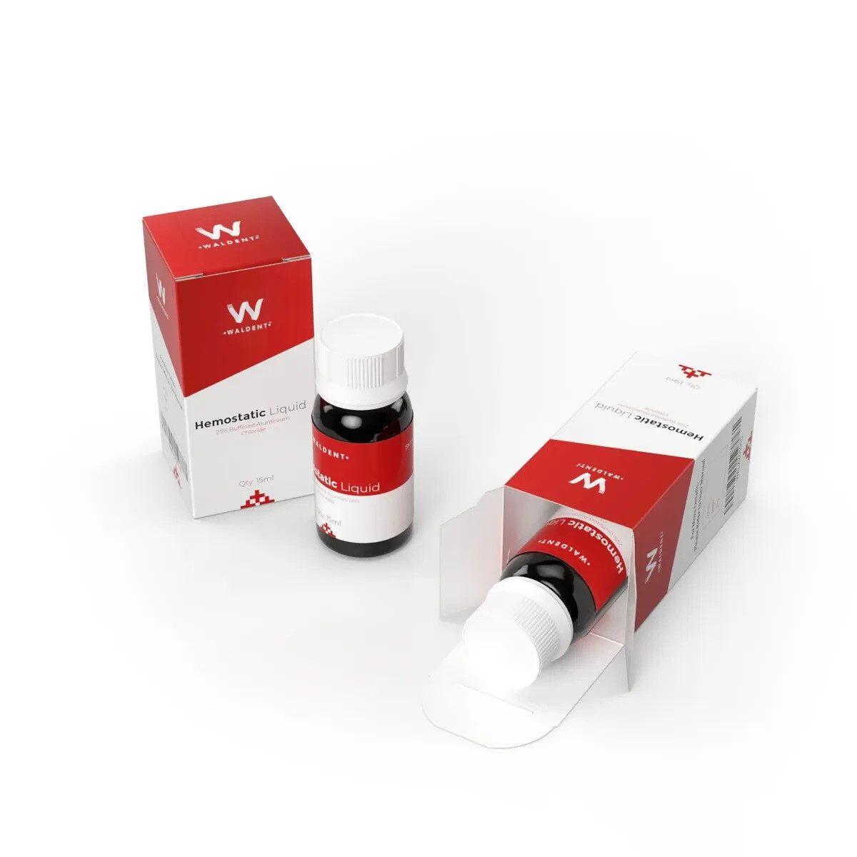 Waldent Hemostatic Liquid 25% Aluminum Chloride 15ml For Dental Use (Free Ship).