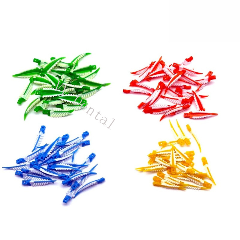 40pcs Single Dental Interdental Composite Contoured Wood Wooden Wedges Matrices