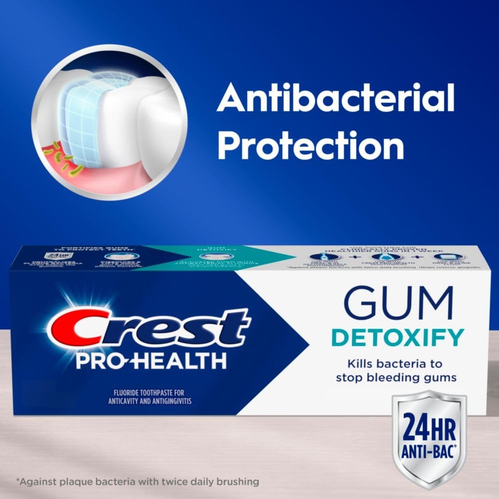 Crest Pro-Health Gum Detoxify Deep Clean Toothpaste 2.6 oz – Anticavity,