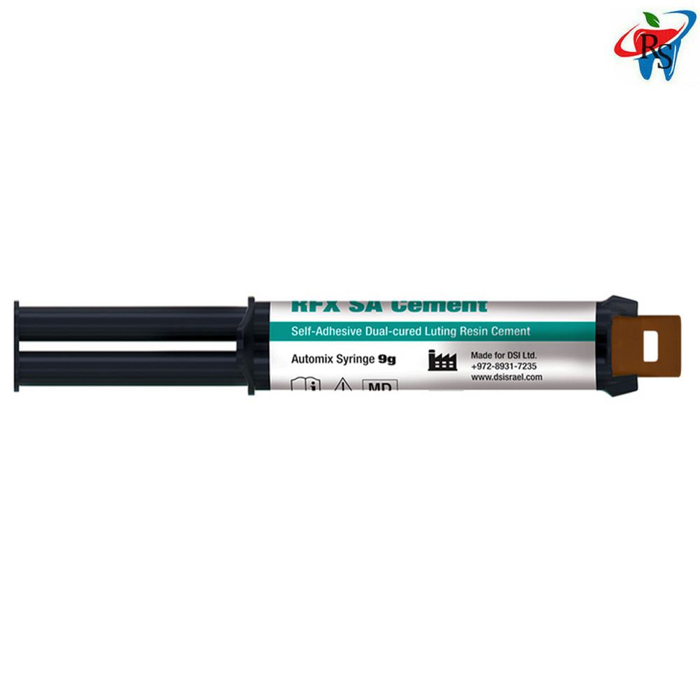 Dental RFX SA Resin Permanent Fixation Cement Self Adhensive Dual Cured 9g