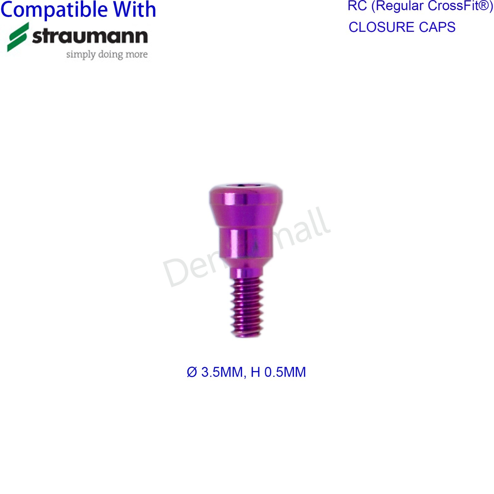 Dental Regular Closure Cover Cap Screws Healing Abutment fit ITI Straumann RC