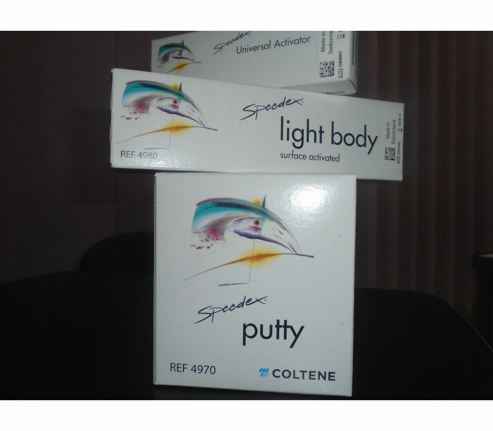 Coltene Speedex Impression Putty Set Putty Activator Light Body Dental Fast