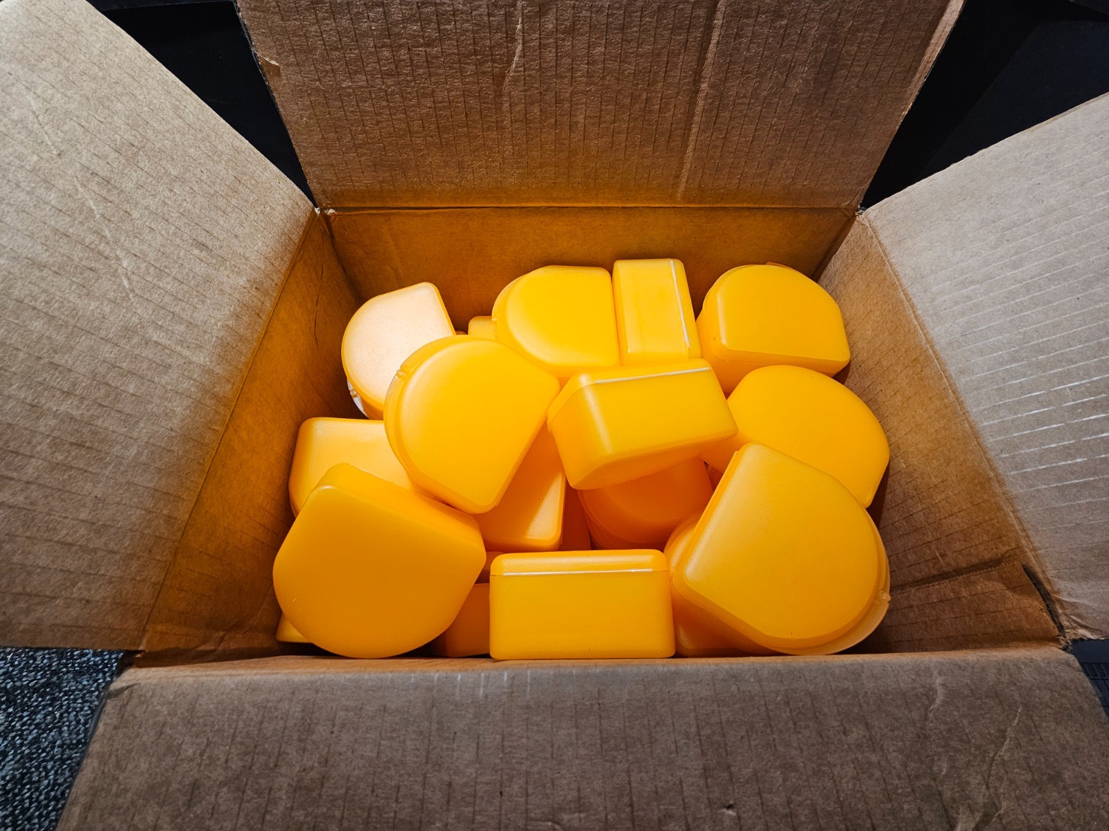 (QTY 50) DDS LAB Deep Deluxe Ortho Box Yellow or Retainers Teeth Guards