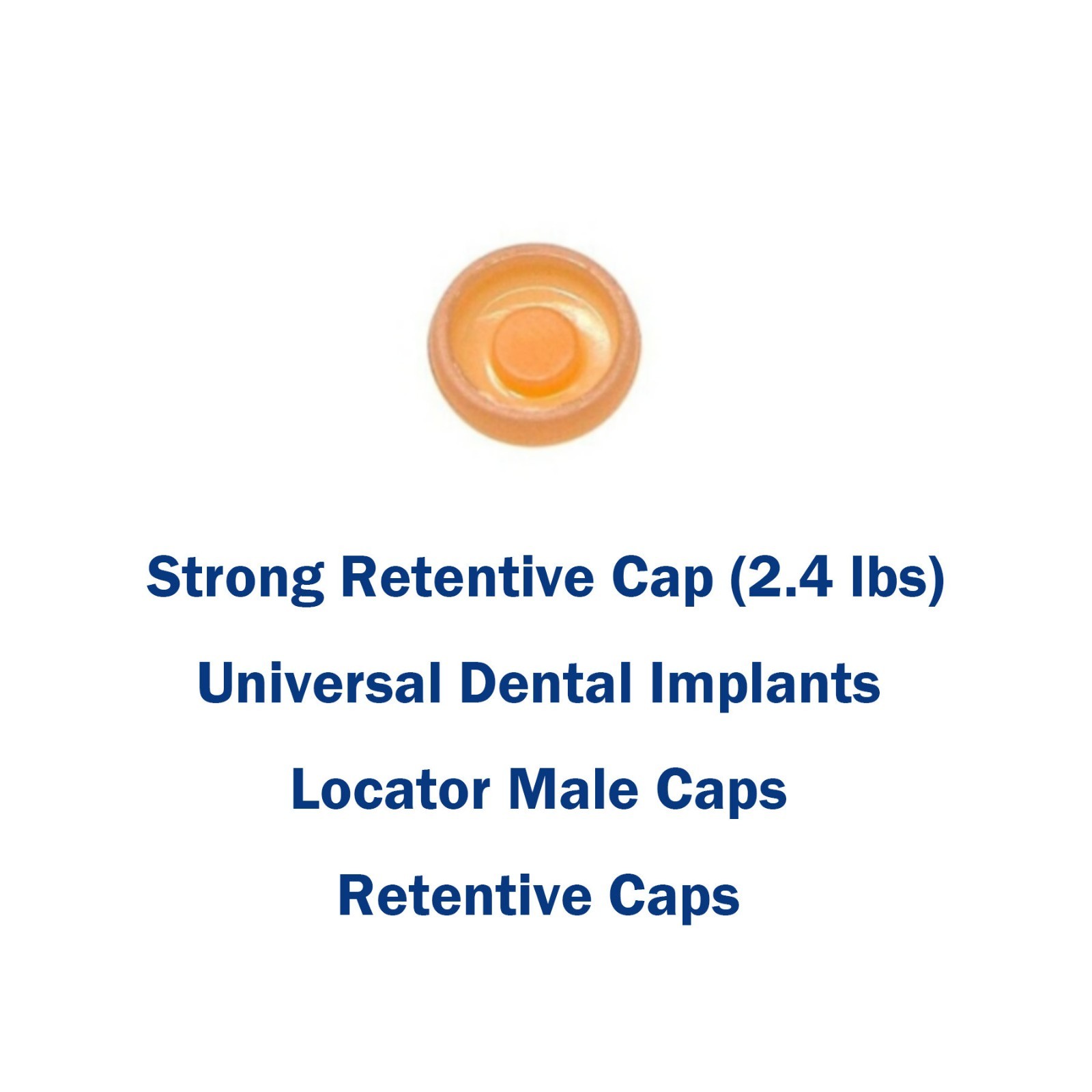 Overdenture Locator Abutments Anchor for Megagen AnyRidge Male Caps Removable