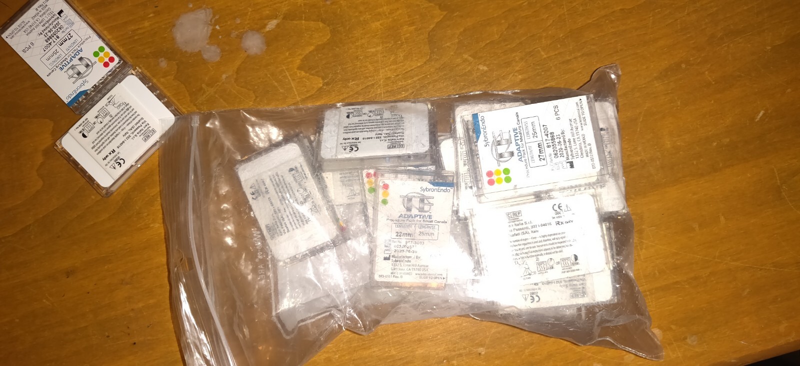 SybronEndo TF Adaptive Files, SM1 23 mm, SM2 23 mm, ML2 27mm, ML1 27 27mm, 4pcs
