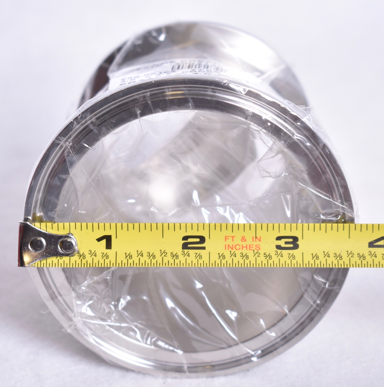 VNE 3 x 2-1/2″ Clamp Style Sanitary SS Pipe Concentric Reducer EG31CC6L3.0X2.5