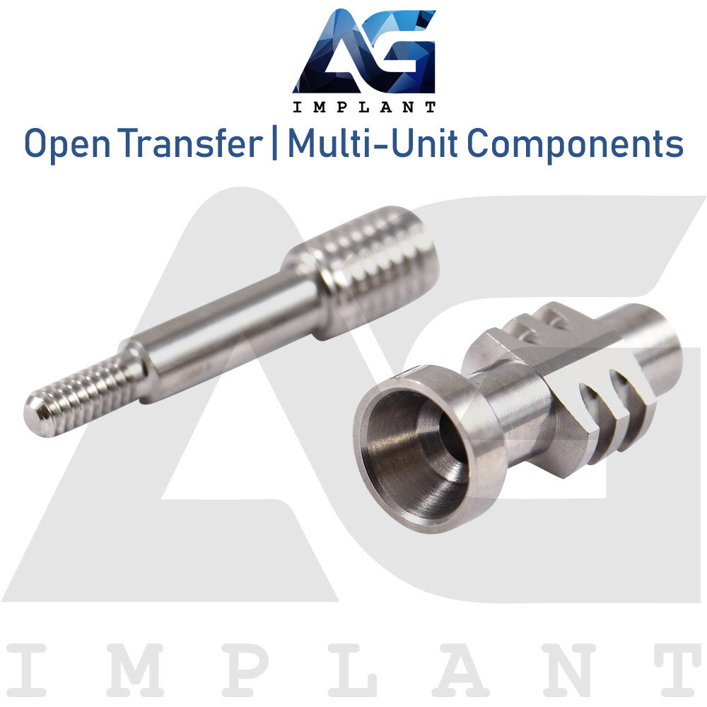 10 Angular Multi Unit Abutmnt 30° Kit Dental Im plant Internal Hex Titanium 3mm