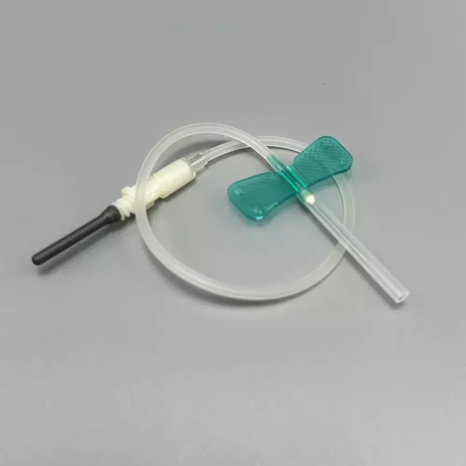 New 50Pcs 21~25G Advanced Safety Sterile Blood Collection Tips with Double-Wing