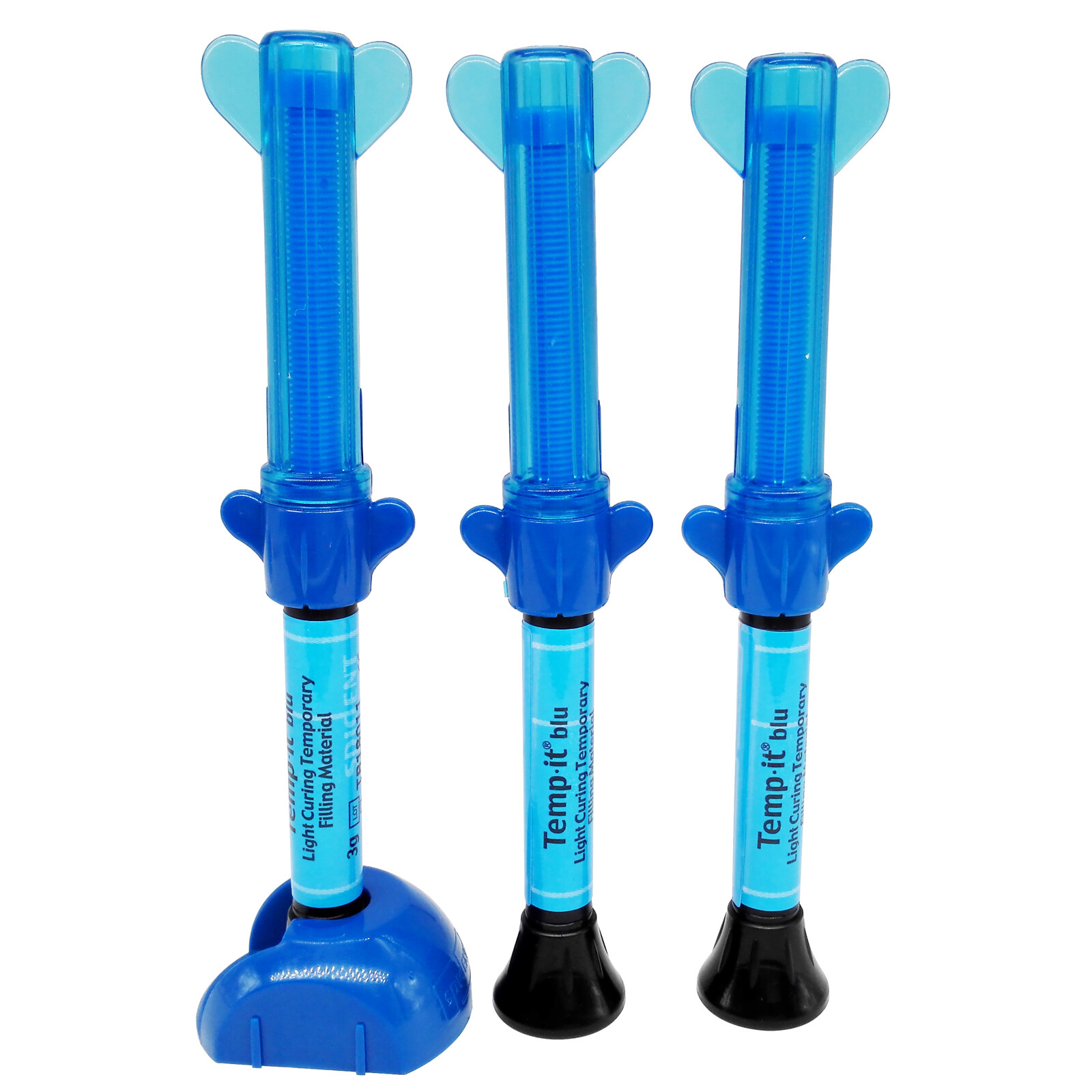 Dental SPIDENT Temp it Light Curing Temporary Filling Elastic Composite Seal Blu