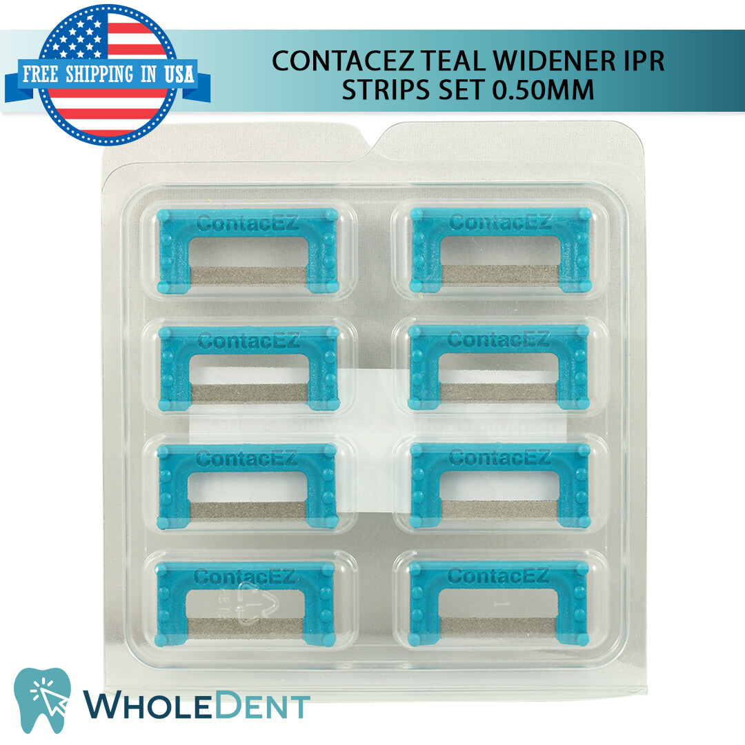 ContacEZ Teal Widener IPR Plus 8 Strips Orthodontic Interproximal Reduction