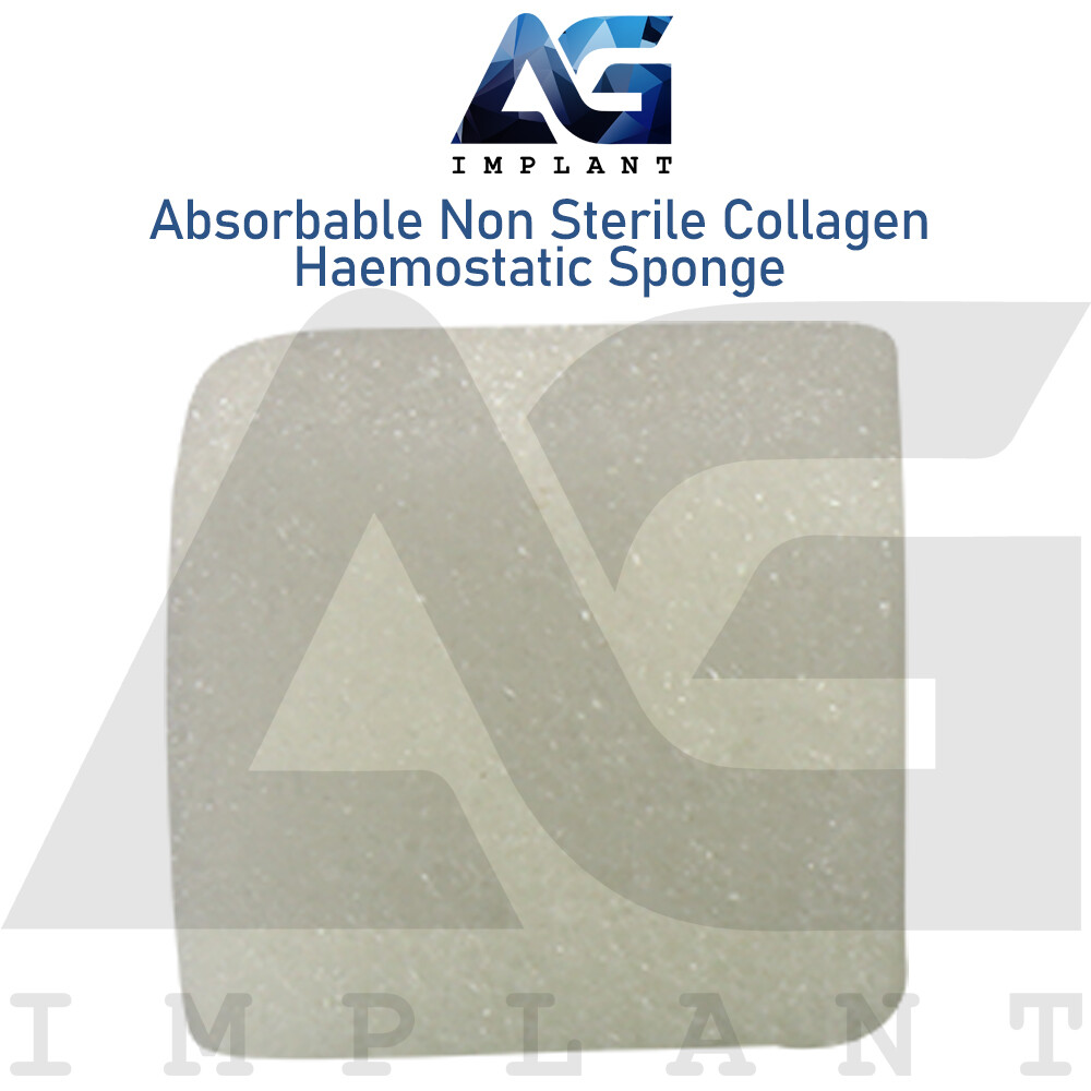 Gelatine Absrbable Hemostatic Collagen Sponge Gelfoam Non Sterile Dental 50pcs