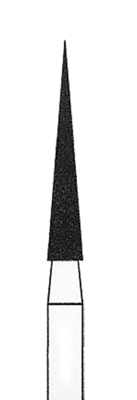 CROSSTECH Dental Diamond C7F, NEEDLES 859/016F, Fine, 5 Burs