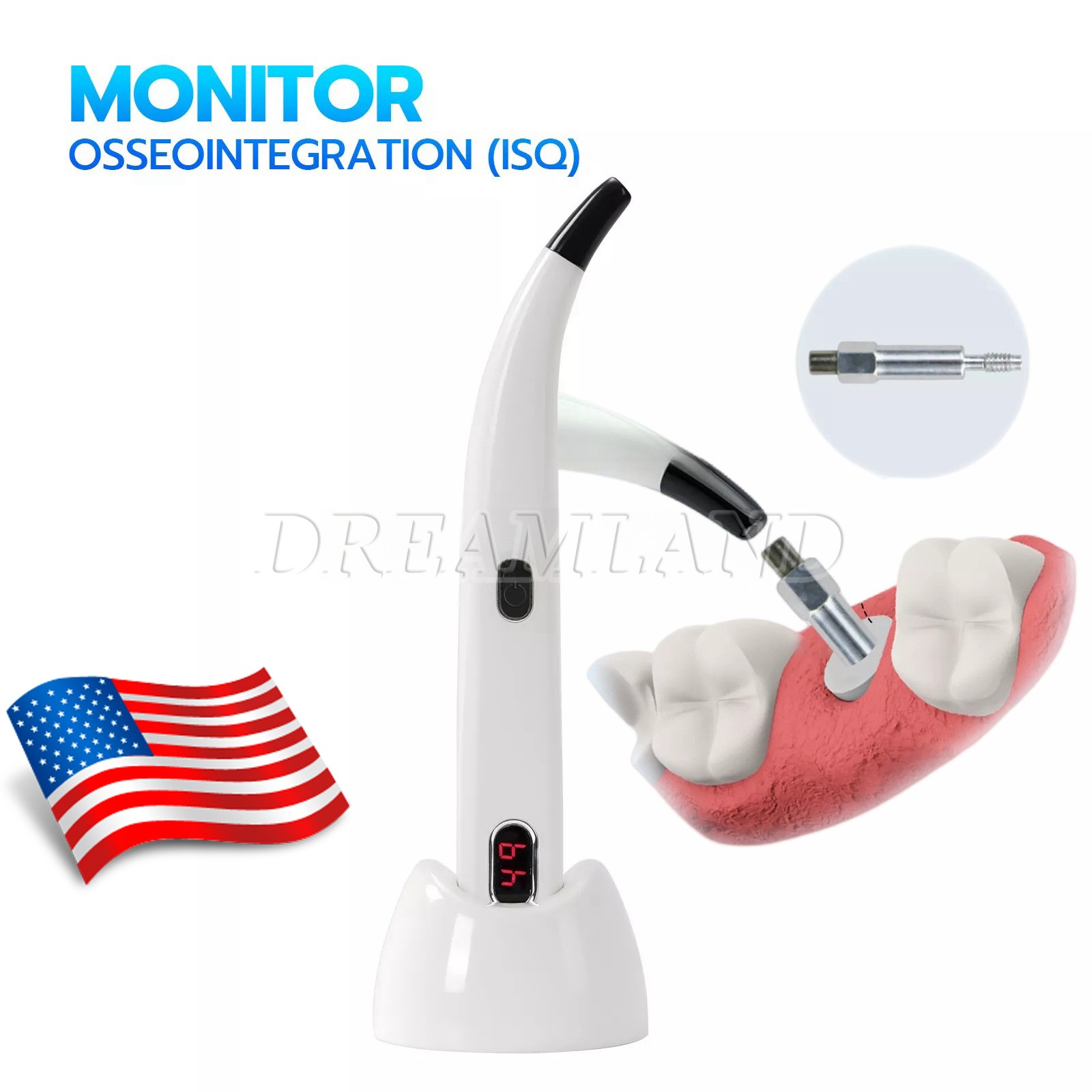 Dental Implant Osseointegration Implant Stability Measurement Monitor Tester