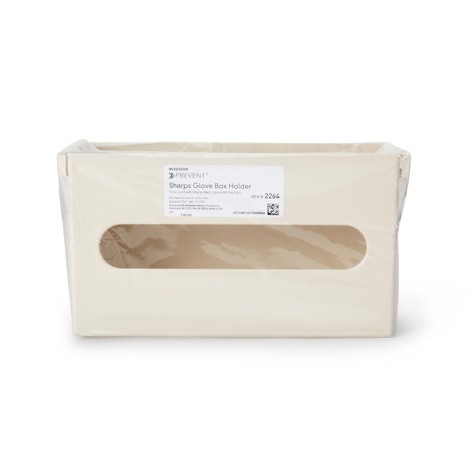 McKesson Prevent Glove Box Holder Putty Plastic 1-Box Capacity 2264 1 Each