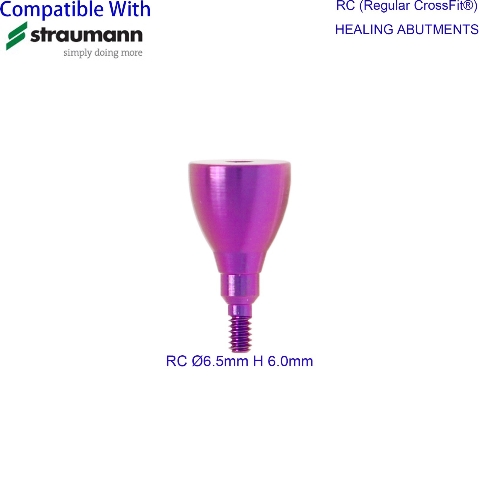 Dental Regular Closure Cover Cap Screws Healing Abutment fit ITI Straumann RC