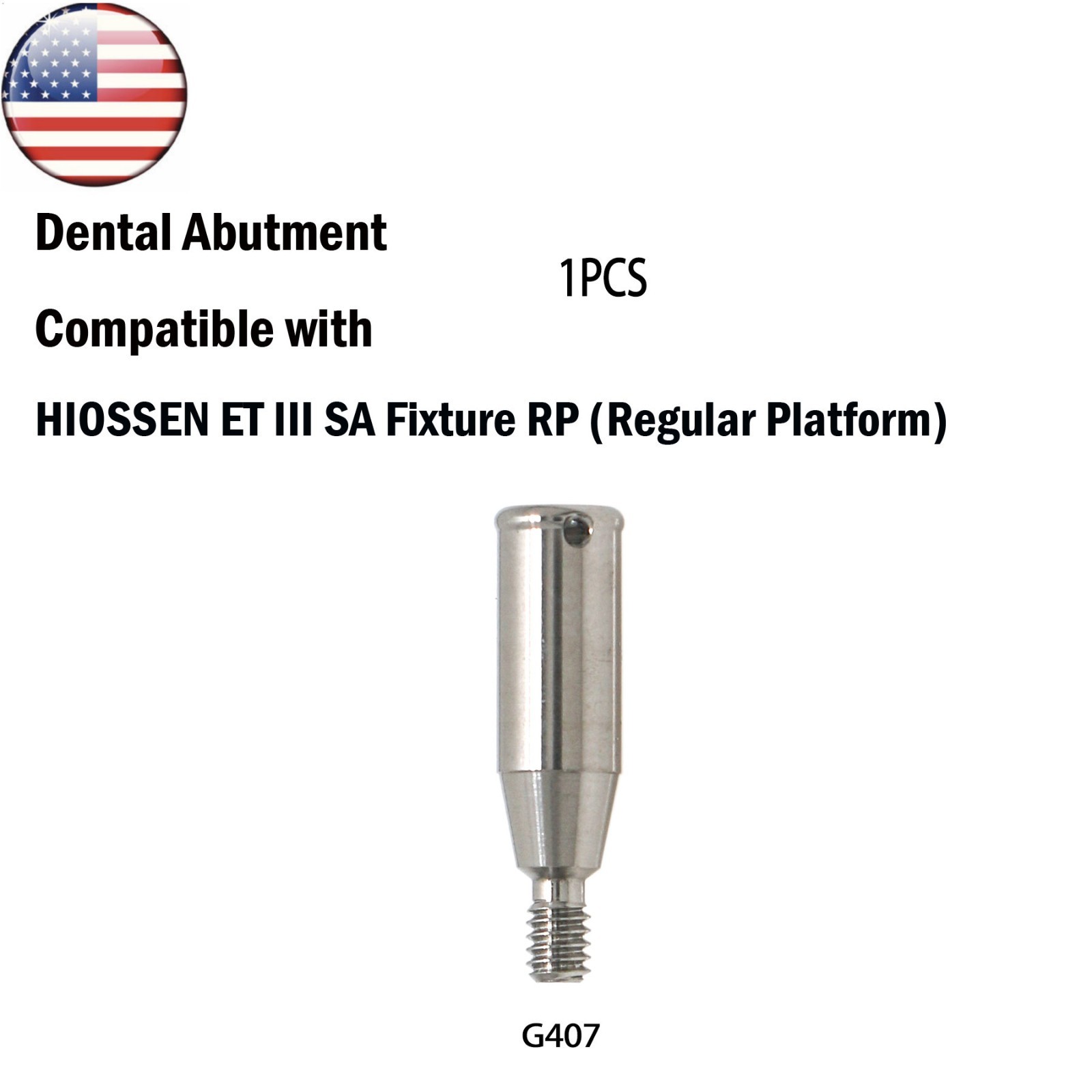 US Locator Attachment Abutment Regular for Hiossen ET Osstem TS Implants 1-7mm