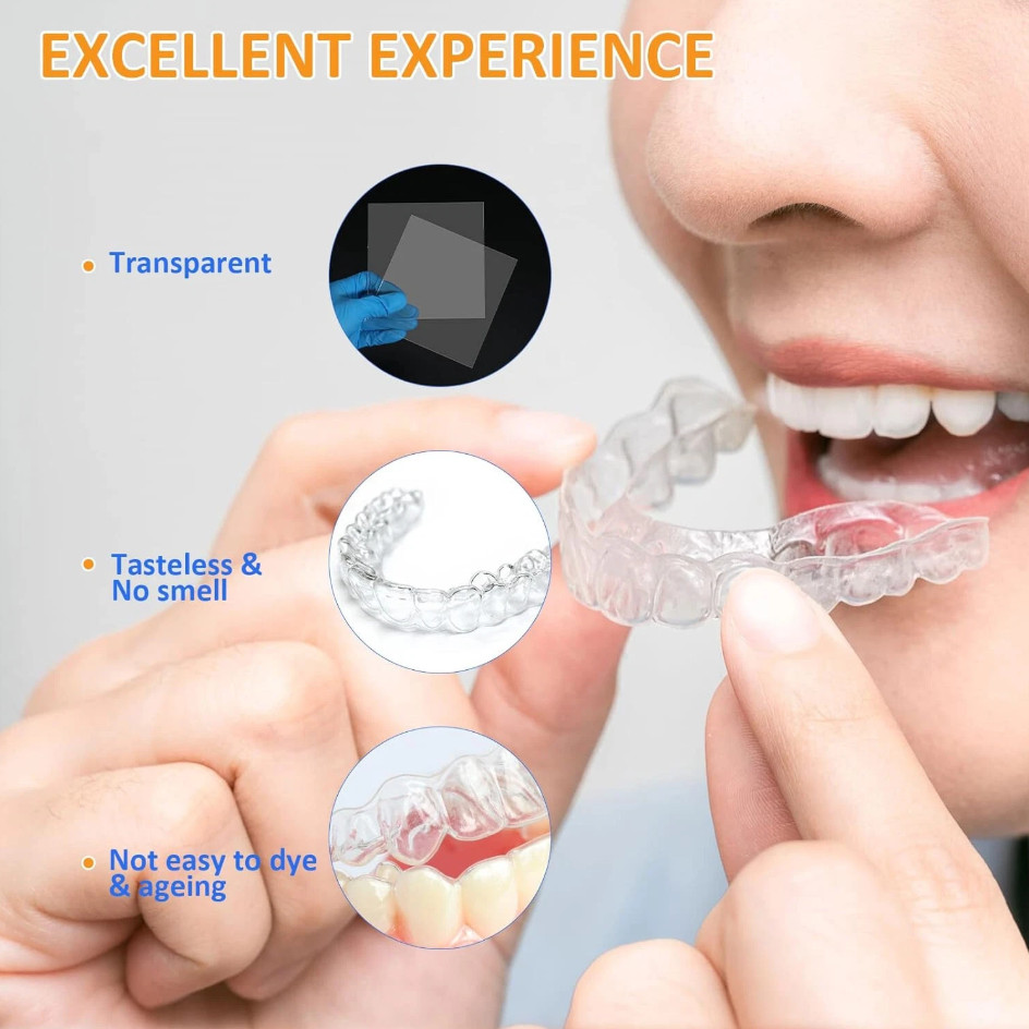 Dental Ortho Splint Retainer Vacuum Forming Soft/Hard Thermoforming Materials