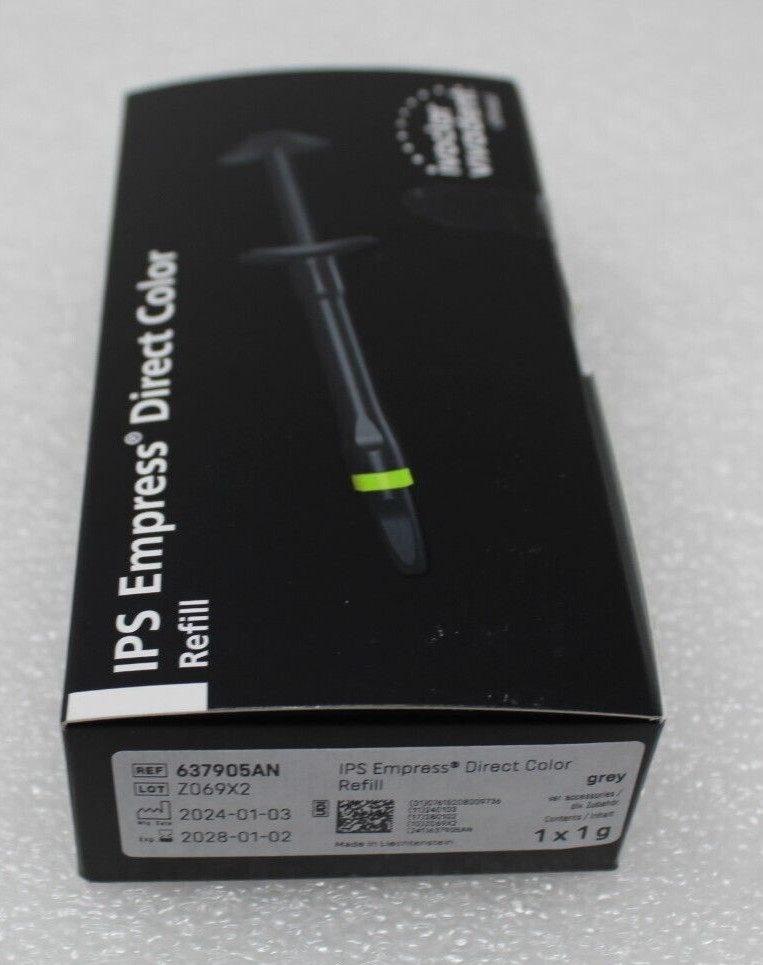 NEW Ivoclar Vivadent Ips Empress Direct Color Refill Brown 637905AN 1X1g Grey