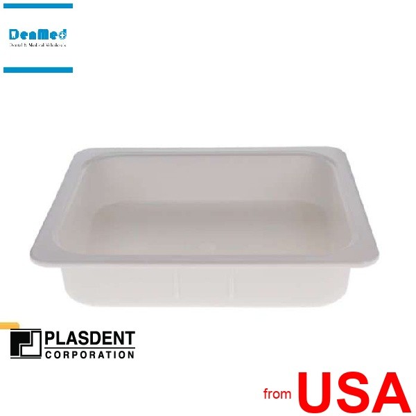 PLASDENT Tub Insert-(11in x 9-25in x 1in )-#500TI-WHITE-Color: WHITE-E 001-500TI