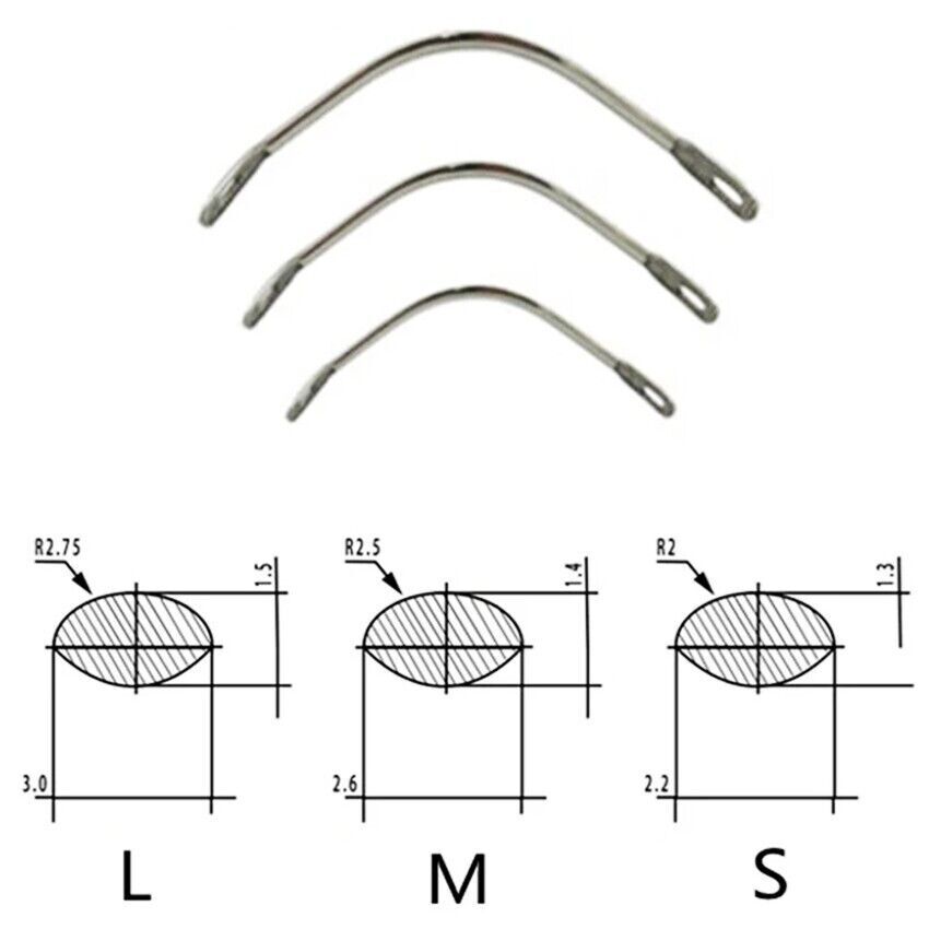 Dental Instrument Lingual Bars/Palatal Bars Stainless Steel Upper/Lower S M L