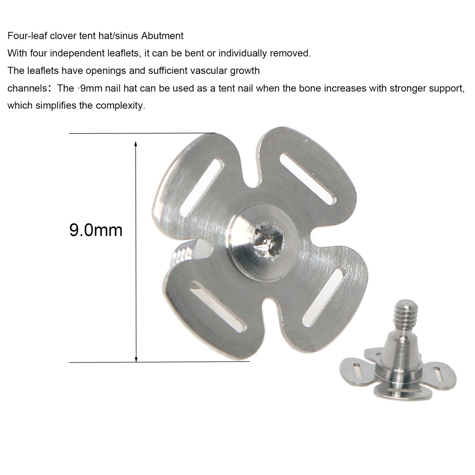 Dental Sinus lift temporary abutment titanium abutment fits Den-tium superline