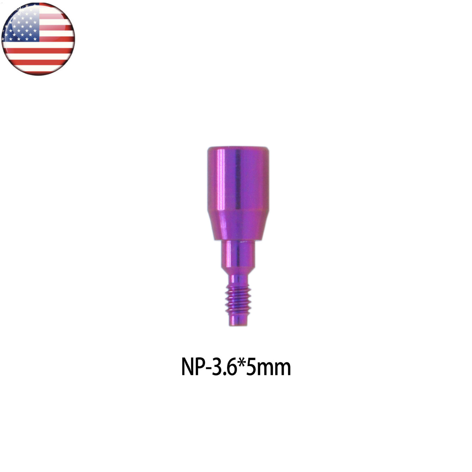 US NOBEL Dental Healing Abutment RP/NP Compatible Active ∅3.6 ∅5.0 ∅6.0 H3/5/7mm