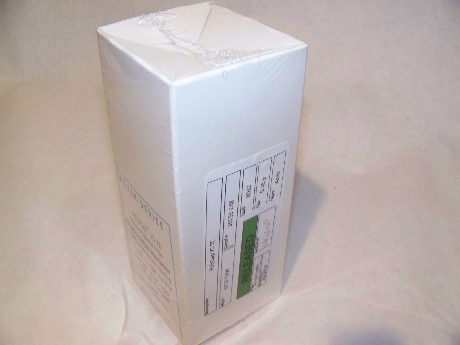 Whatman 6717-7504 Polycap TC 75 Capsule Filter, 0.6/0.45 um, sterile, 1/2″