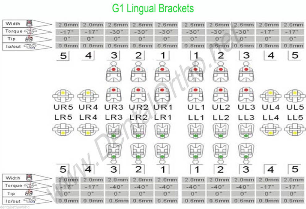 28Pcs/kit, 1D lingual brace w/h3 dental orthodontic buccal tube archwire 7-7