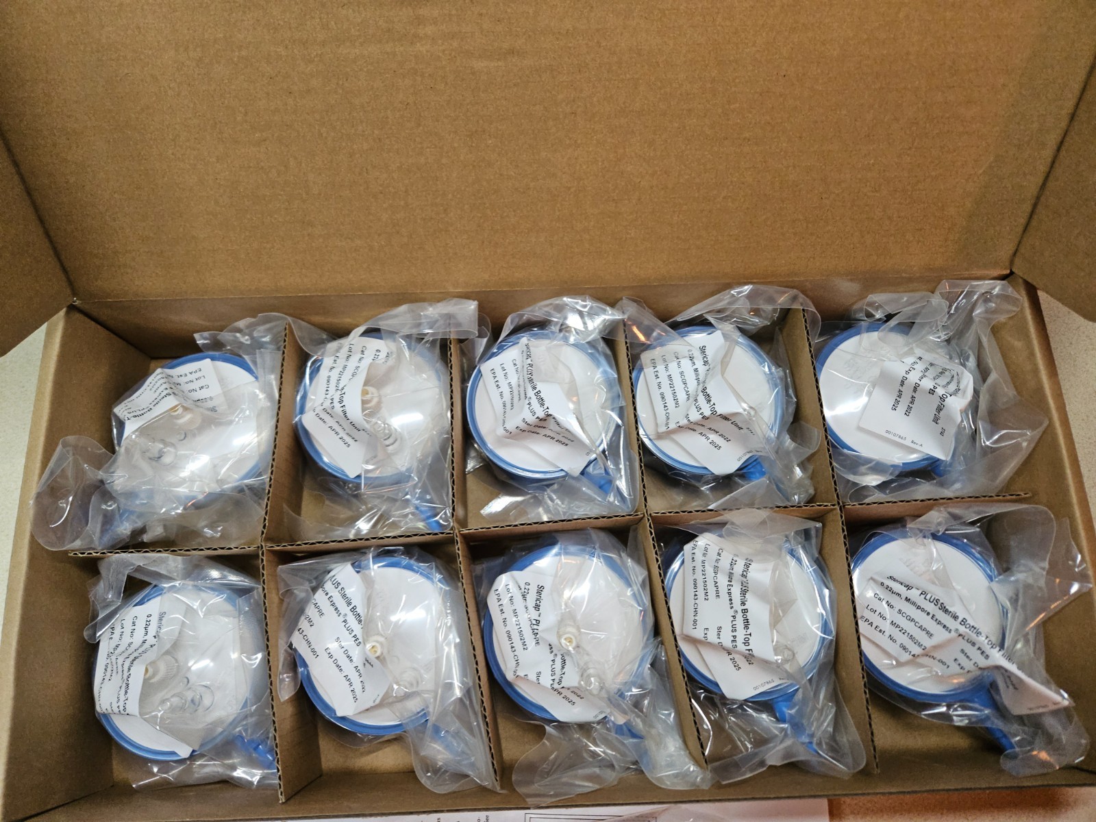 MilliporeSigma SCGPCAPRE SteriCap PLUS 0.22 μm, 10/Pk
