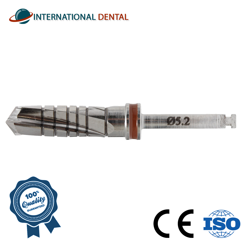 Straight Drill Externally Irrigated 5.2mm Dental Fixture Surg Tool Dentist