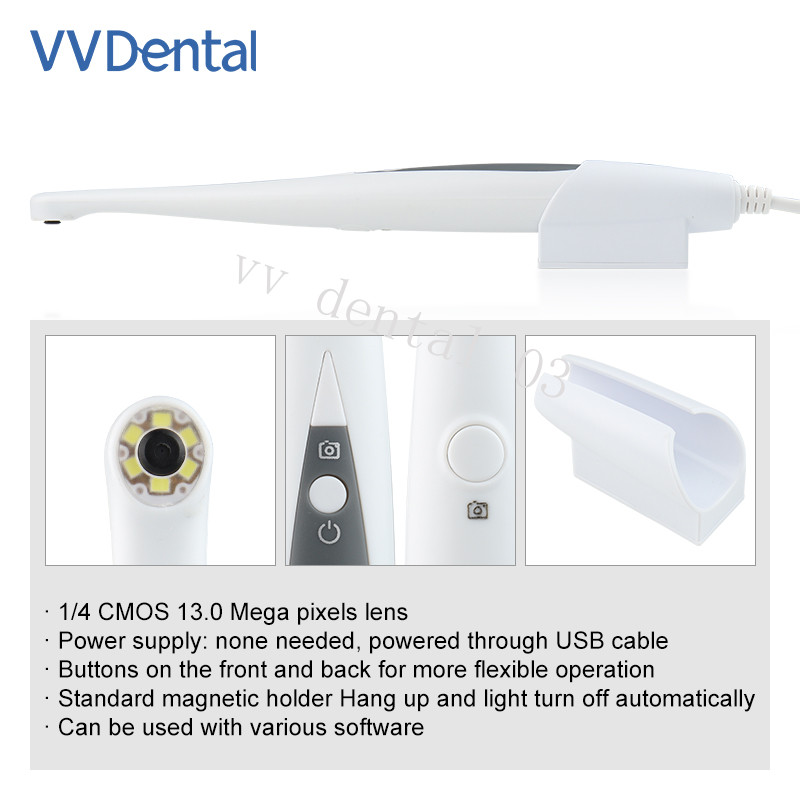 Dental LED Intraoral Camera USB 13MP High Resolution 6mm Super Mini Lens