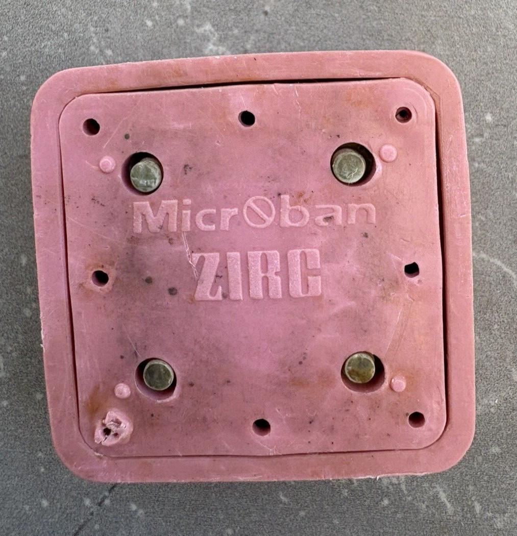 TWO Zirc 8 Hole Rose Magnetic Bur Block with Microban Autoclavable