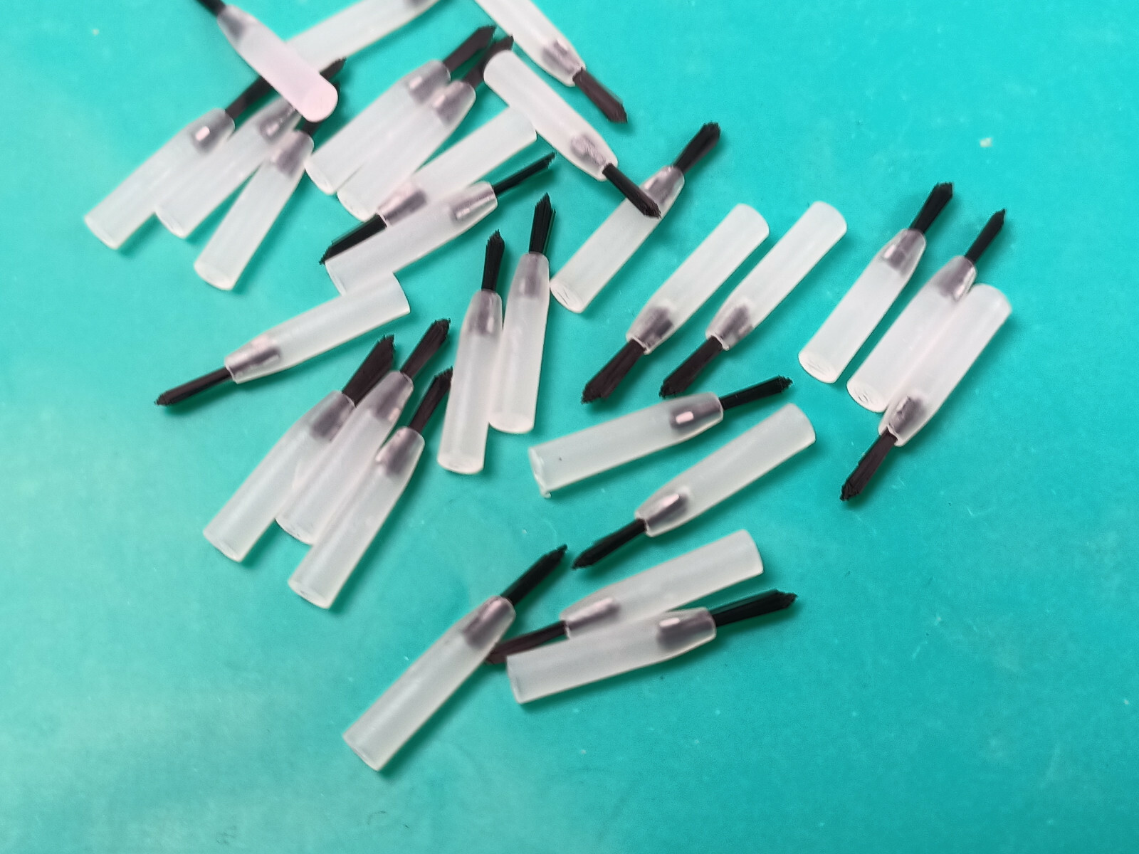 Dental Mini Brush Tips Bond Etch Applicator Micro Adhesive Brushes Free Handle
