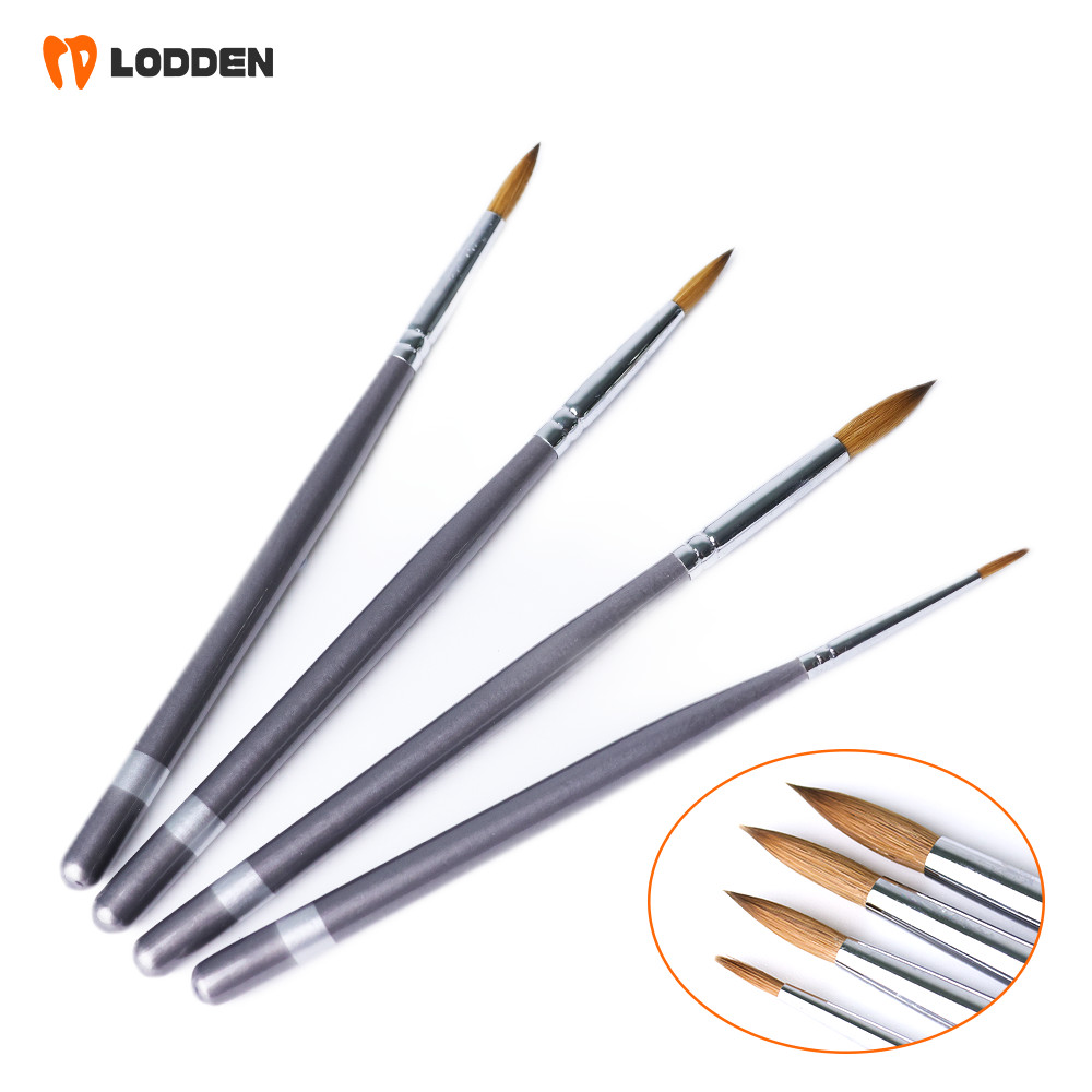 100% Mink Hair Dental Porcelain Brush Pen Glaze Ceramic Brush Pen Dental Tools
