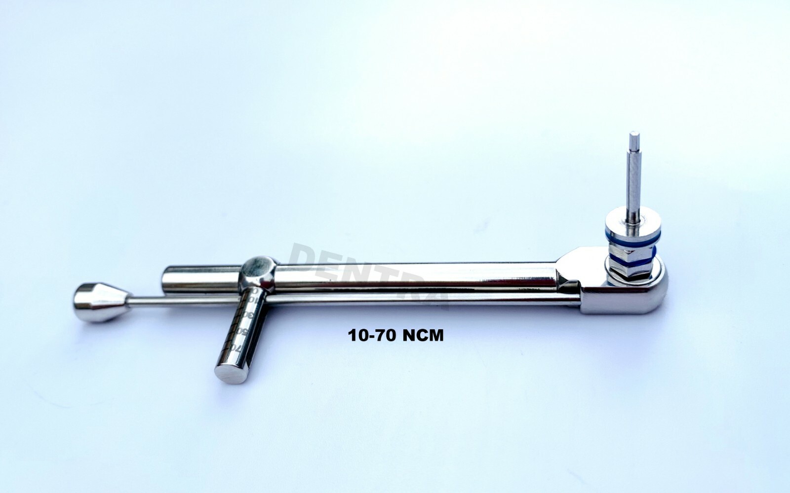 Dental Implant Torque Wrench Ratchet 10-70Ncm with 8 Hand & Hex Driver CE