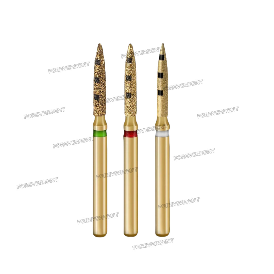 Dental BOPT Preperation Burs Vertical Diamond FG7906 Oriented Technique 6pcs/kit