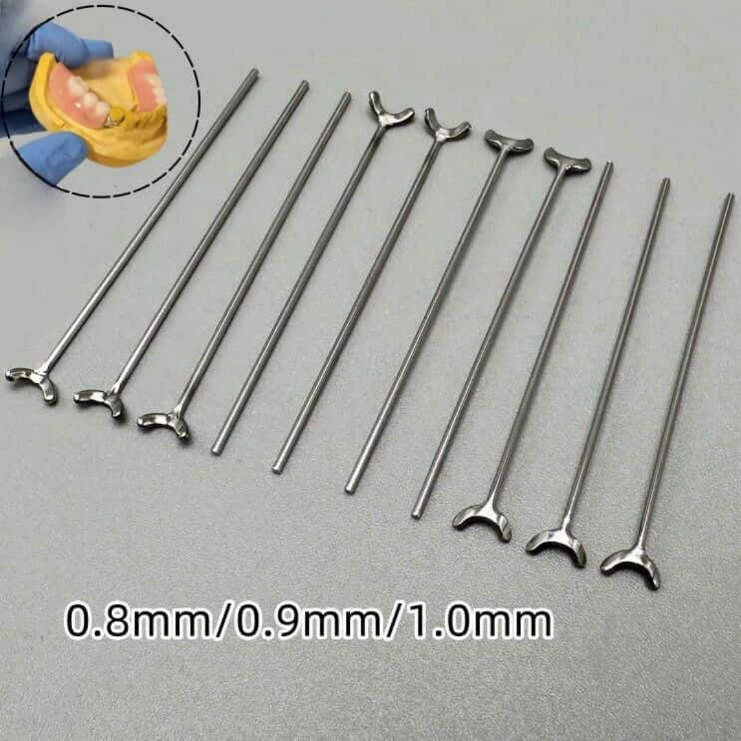 Dental Ball Retainer J Clasp Oblique Clasps Bars Y-Type Scheu Style 0.8/0.9/1.0