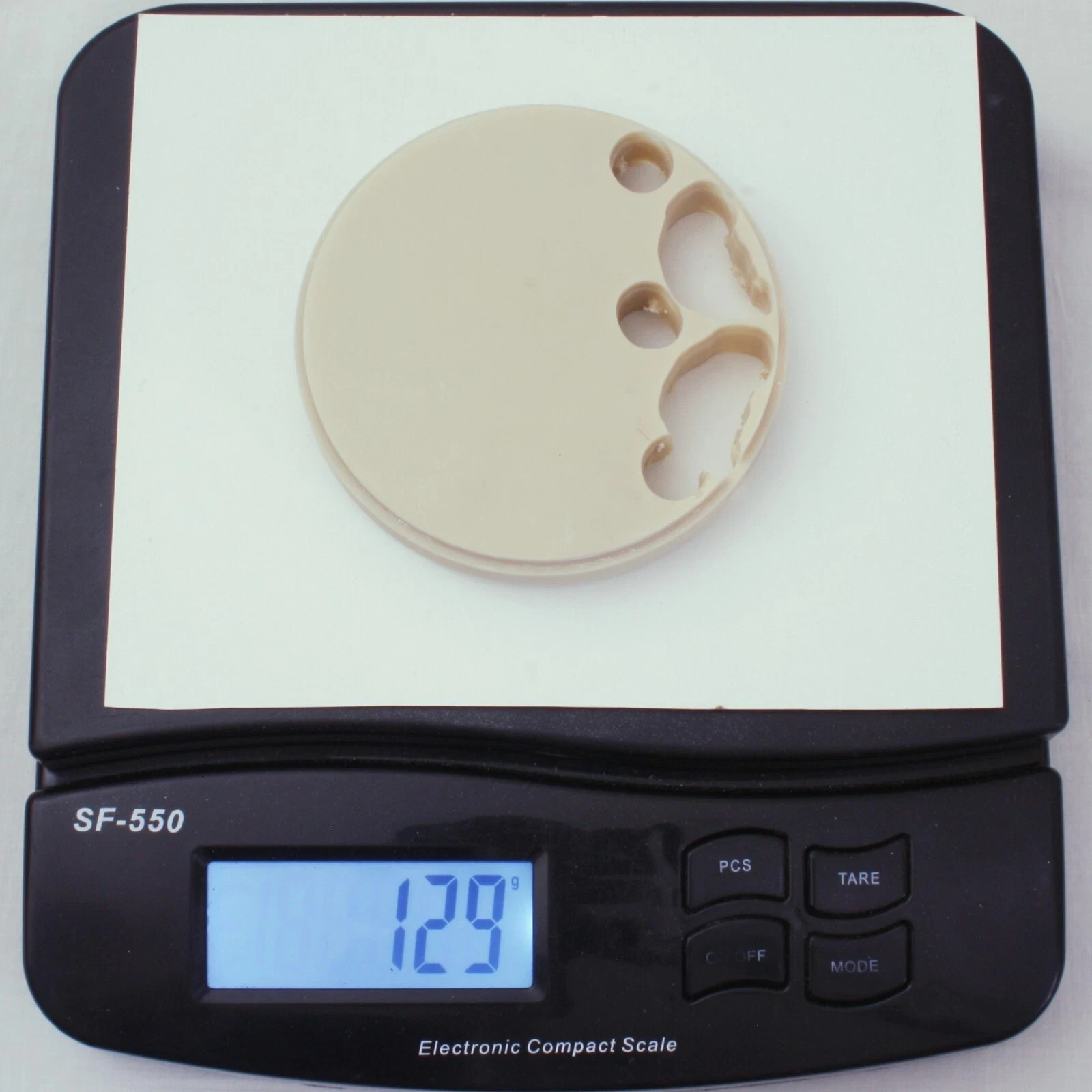 Used Zirlux Temp PMMA – 98×18 mm – Shade B1 – 900-7905 – Use By 2026-03