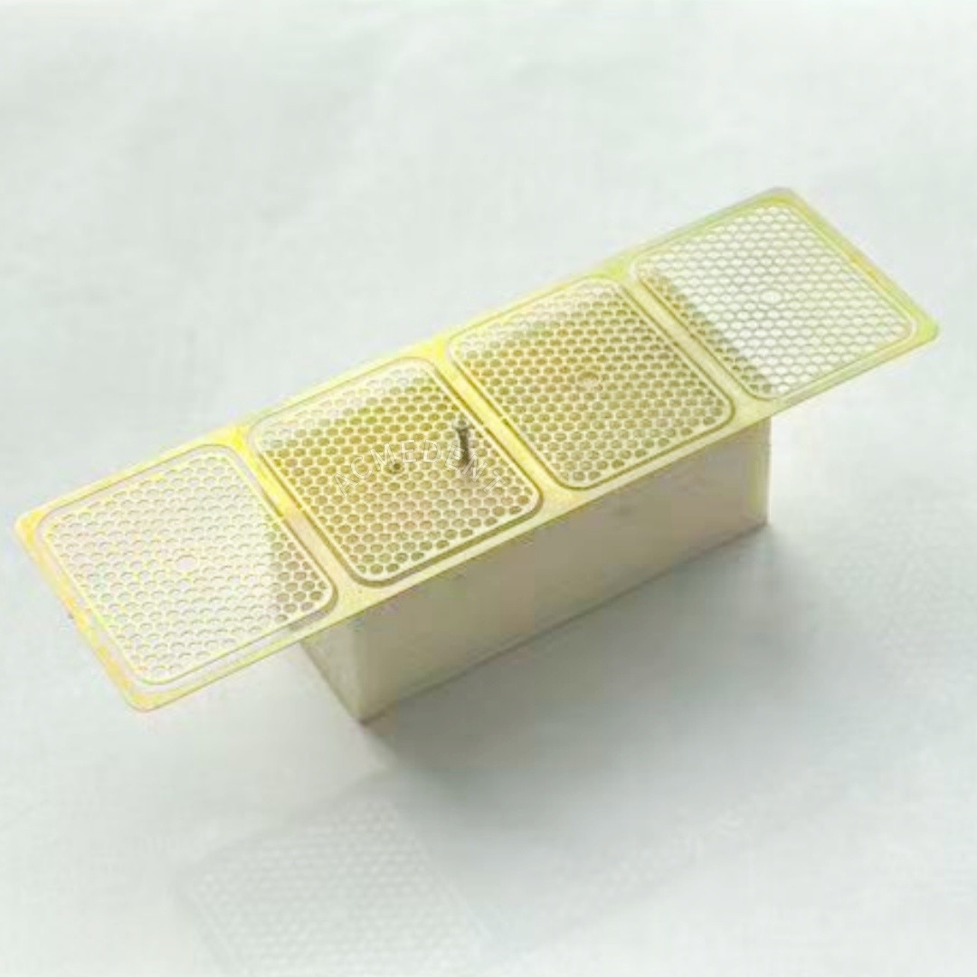 GBR Dental Titanium Mesh Membrane Guided Bone Regeneration Barrier Gold Coated
