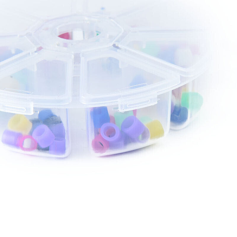5 Box Dental Hygienist Autoclavable Silicone Rubber 8 Colors Mixed Assorted Ring