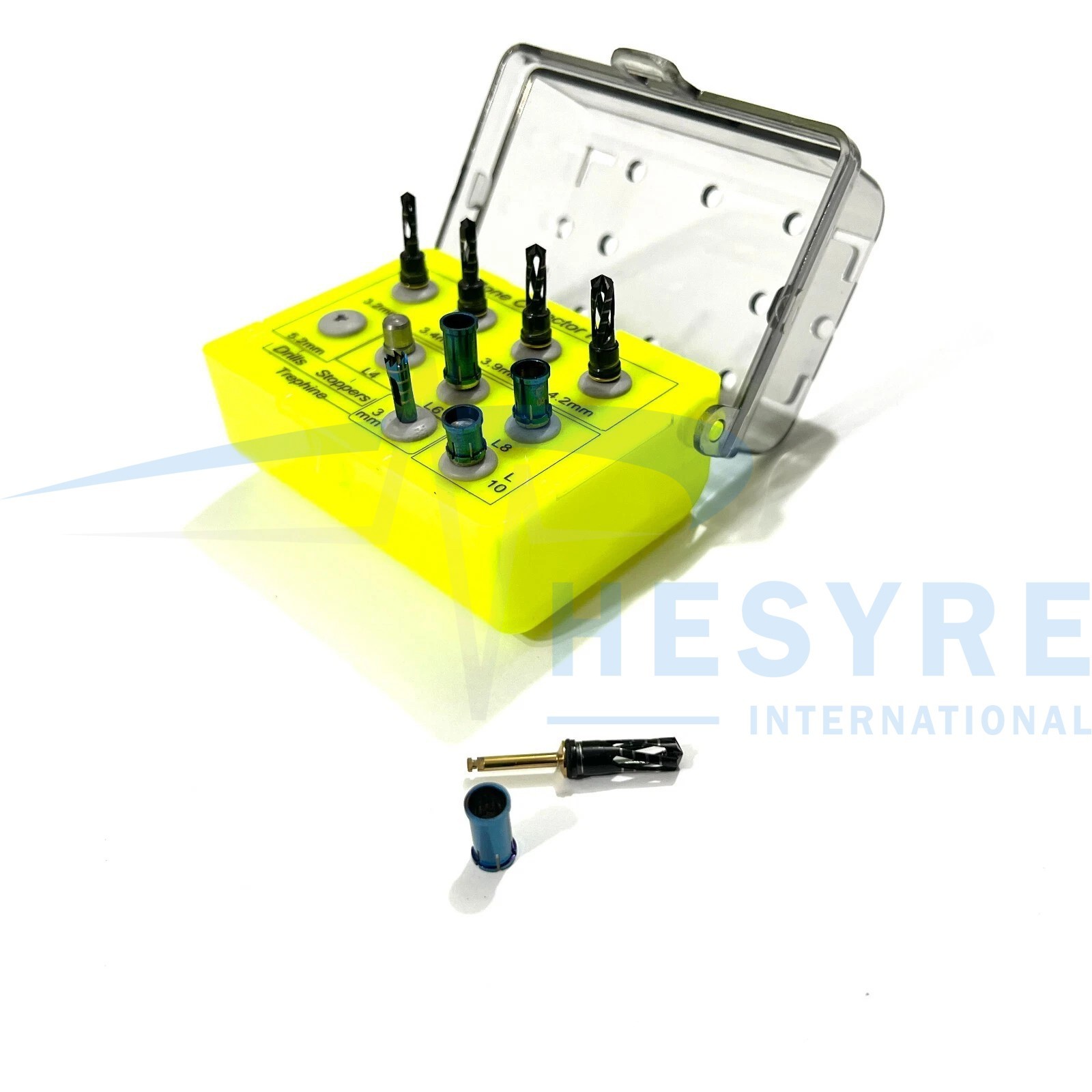 Dental Implant Bone Collector Kit Drills Stoppers Autobone Chip Maker GBR