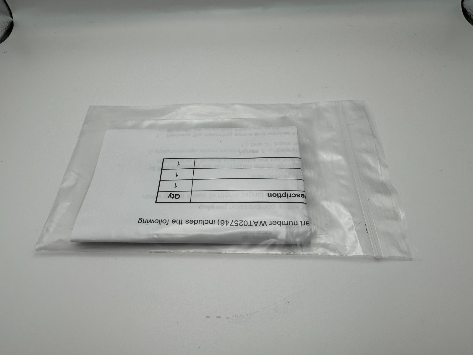 Waters Kit Ref Valve Rebuild Kit HPLC Part Number WAT025746