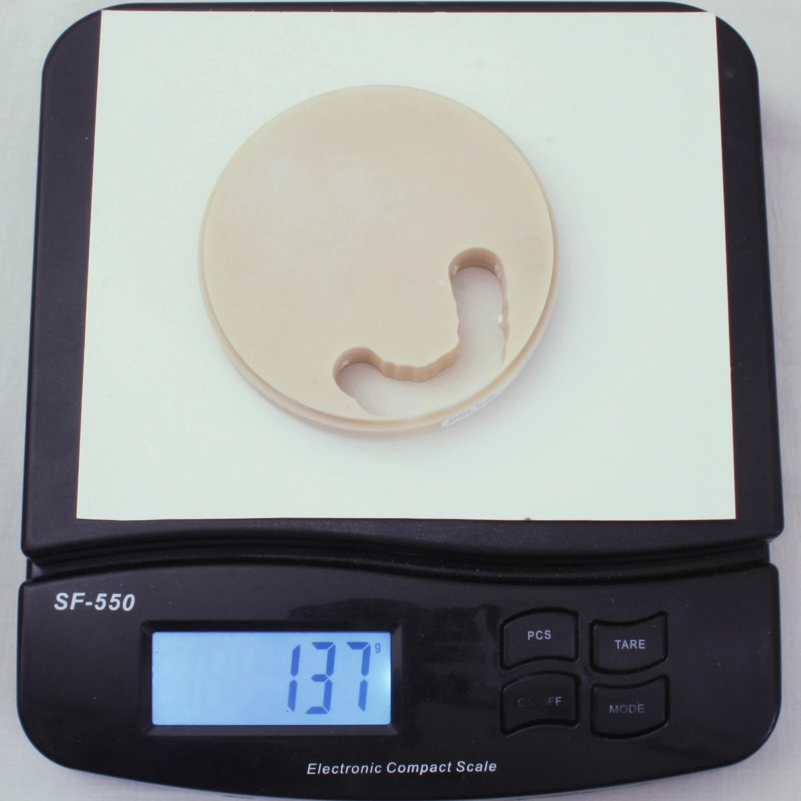 Used Zirlux Temp PMMA – 98×18 mm – Shade B1 – 900-7905 – Use By 2026-03