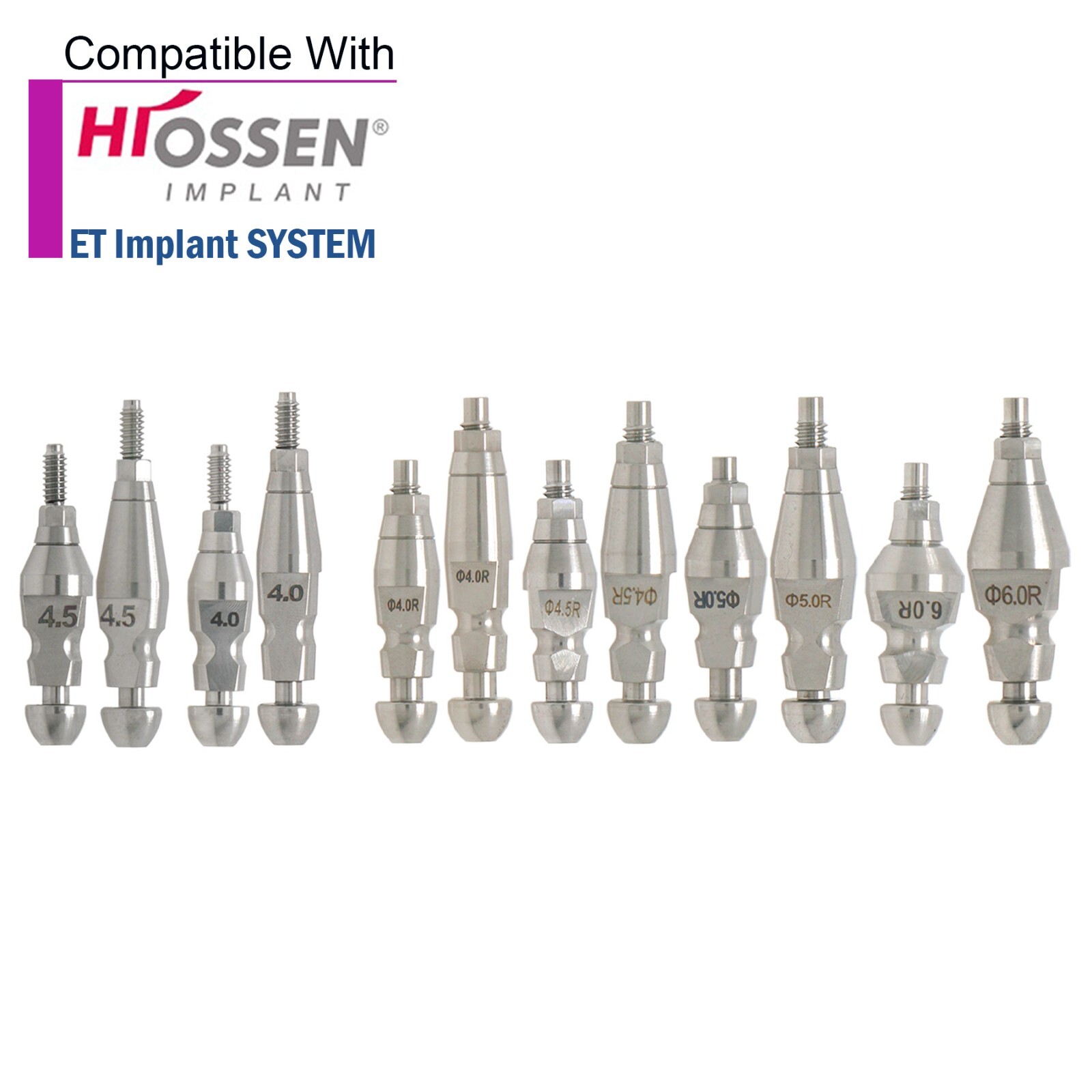 US Implant Impression Coping Closed Tray Transfer Compatible Osstem Hiossen M/R