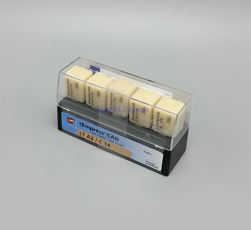 5pcs Empress CAD Restorative Blocks Dental Lab Restorations Materials LT A2/C14