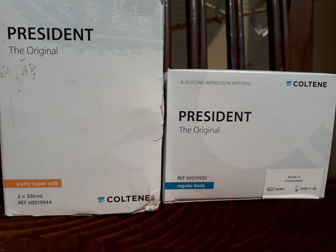 Coltene Super Soft President Original Putty Set A-Silicon Impression Material