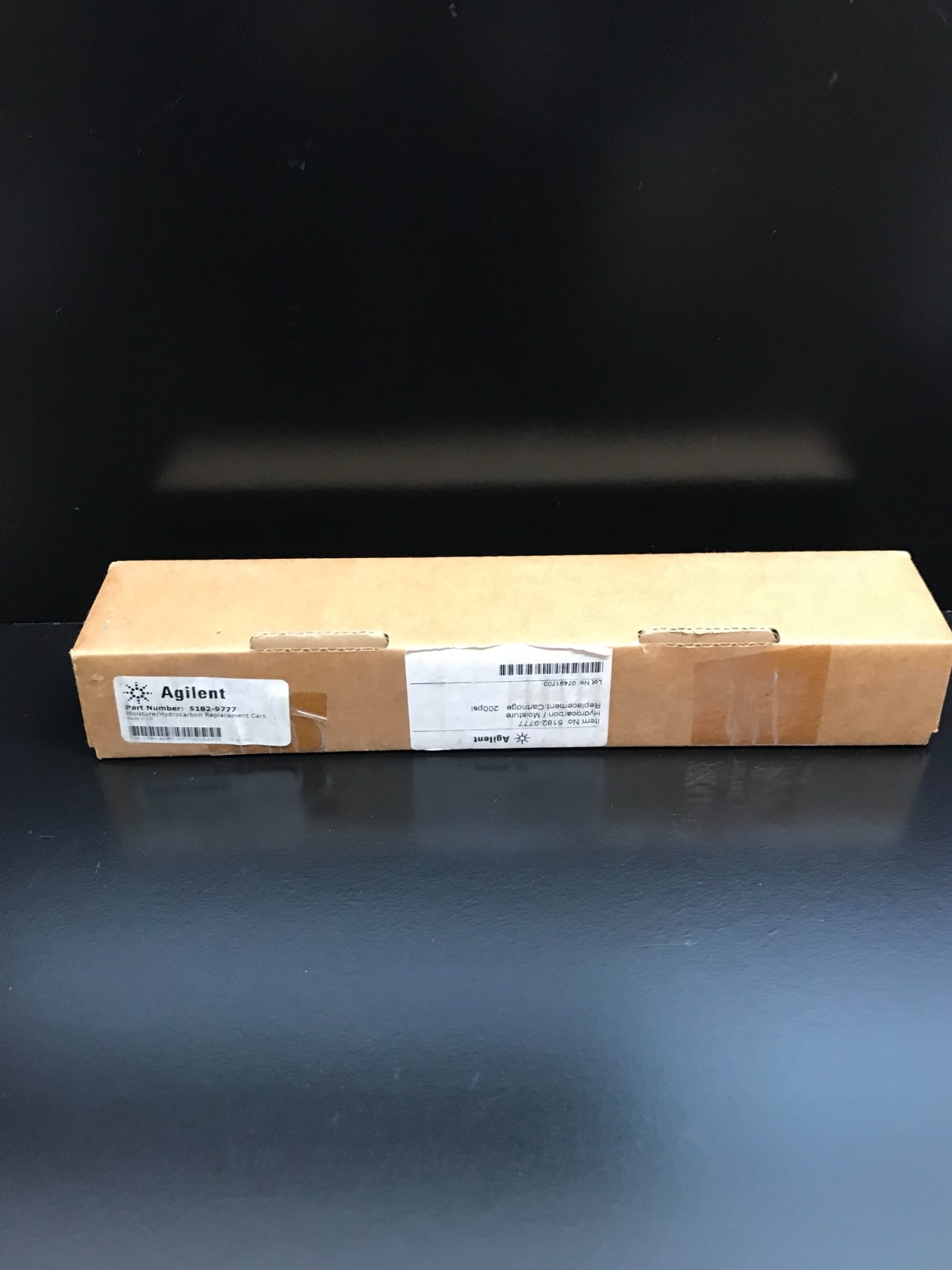 Agilent Part No 5182-9777 Hydrocarbon Moisture Cartridge 200 Max PSI