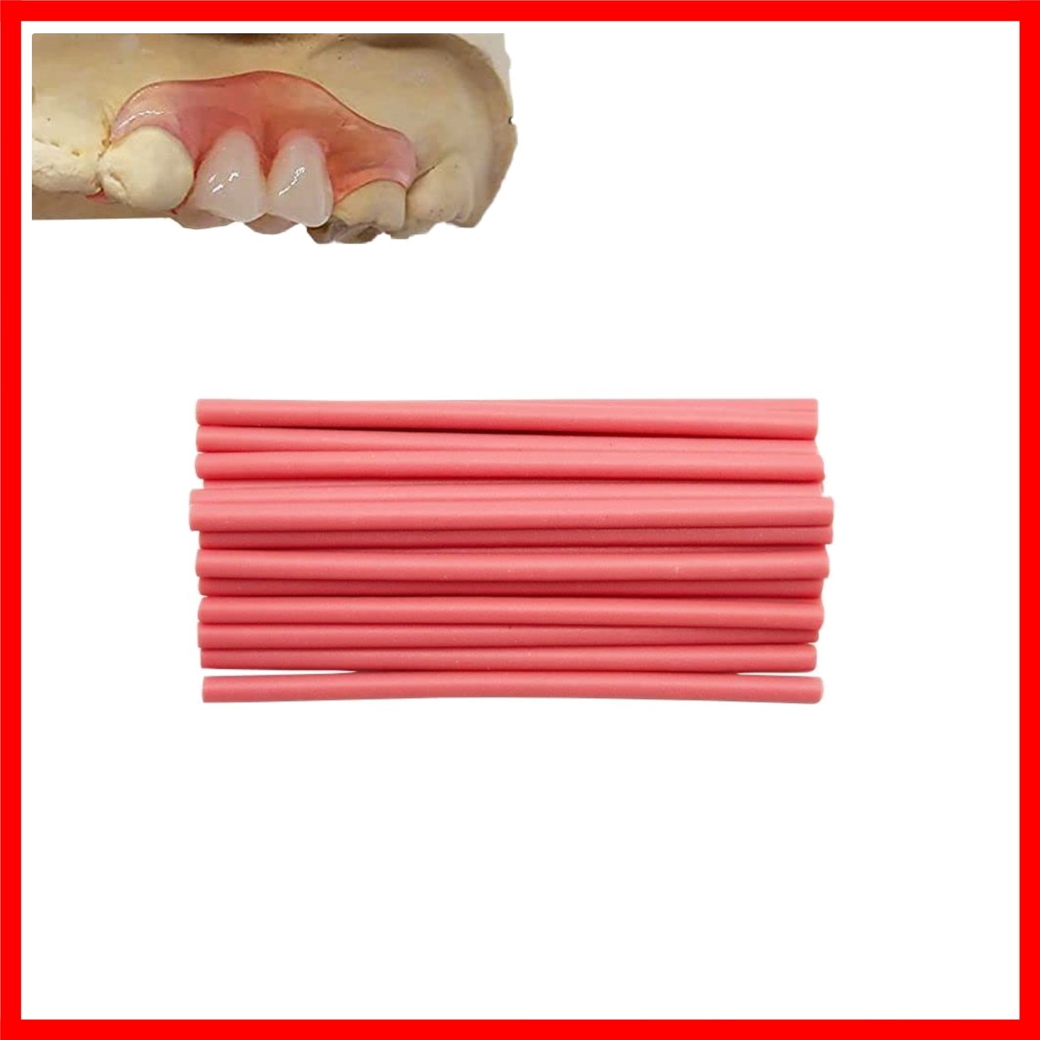 Gum Material for DIY Denture Improve Smile, Tooth Repair Kit, Teeth gum color