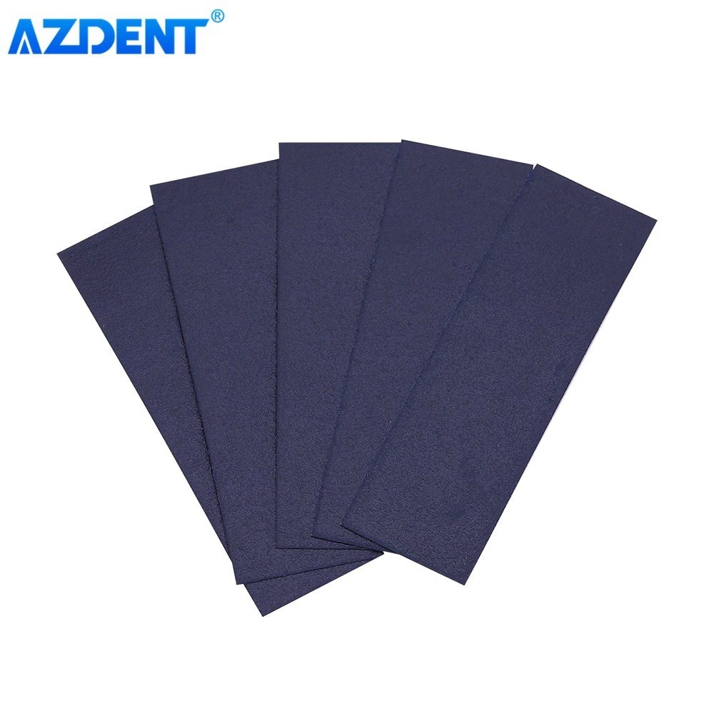 300 Sheets AZDENT Dental Articulating Paper Blue Strips 55×18mm Oral Check