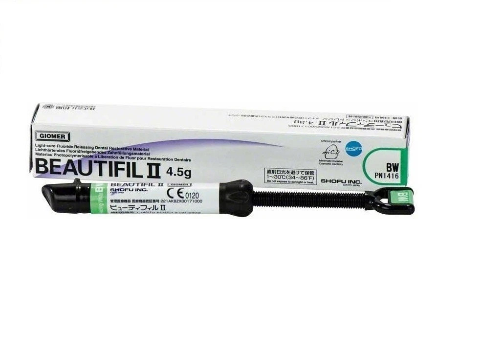 BW BLEACH White Shade Dental SHOFU BeautiFil 2 Restorative Composite 4.5gm FS